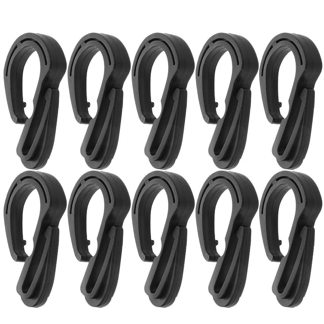 OULII Car Back Seat Headrest Hooks 10Pcs Plastic Hook Multifunctional Storage for Car Use Travel Accessories