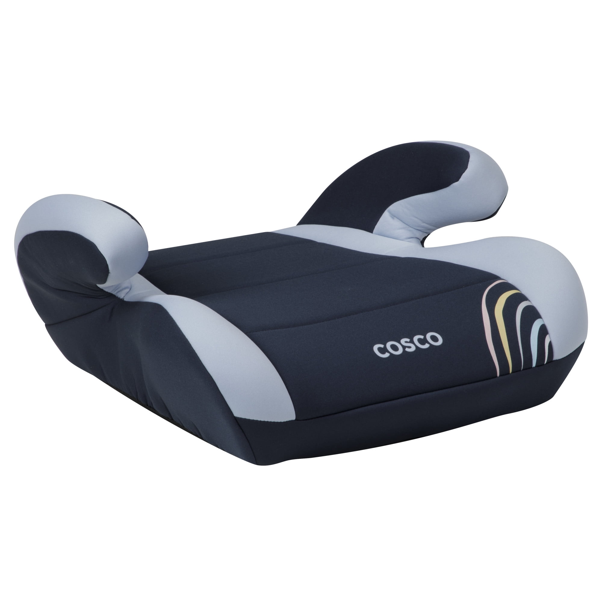 Cosco Kids Topside Booster Car Seat, Rainbow, Toddler, Unisex