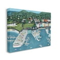 thumbnail image 3 of Stupell Industries Bar Harbor Port Town View Landscape Painting Gallery Wrapped Canvas Print Wall Art, 3 of 5