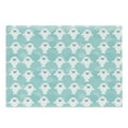 thumbnail image 1 of Sea Animals Cutting Board, Seals with Faces Smiling Cheerful Theme, Decorative Tempered Glass Cutting and Serving Board, Large Size, Turquoise Pale Blue, by Ambesonne, 1 of 1