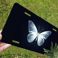 thumbnail image 5 of 1 Pcs Durable License Plate Covers & Frames, Butterfly For Decorative Front, Waterproof For Decoration Aluminum License Plate Covers & Frames Cover For Men Women, 12" X 6", 5 of 6