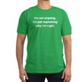 thumbnail image 1 of CafePress - I'm Not Arguing Men's Fitted T Shirt (Dark) - Men's Fitted T-Shirt, 1 of 1