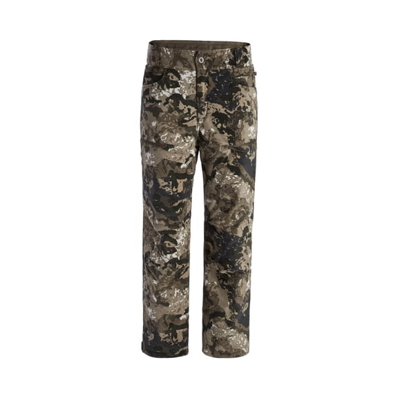 Pnuma Outdoors Vintis Pant, Caza Camo, Fleece, Insulated, Windproof, Odor-Blocking, Water-Repellant, YKK Zippers (VT-PT-OV-S)