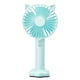 thumbnail image 3 of Matsuzay Ventilador recargable USB, dispositivo de refrigeración inalámbrico de escritorio portátil con luz LED, mesita de noche para salas Electrodomésticos Azul, 3 of 6