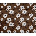 thumbnail image 4 of oneOone Polyester Spandex Brown Fabric Florals Craft Projects Decor Fabric Printed By The Yard 56 Inch Wide-EMM, 4 of 4