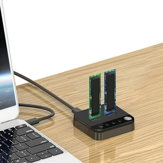 SSD Clone Dock Station, 20Gbps Speed M.2 Serial ATA Duplicator Wide Compatibility for Enterprise Work