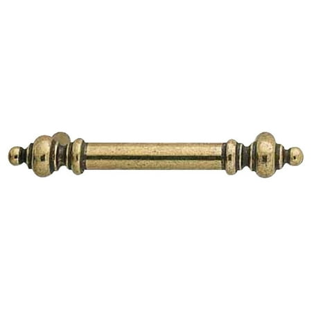 Handle Decorative Brass - Regency Brass Finish Zinc Decorative Handle - Set of 4