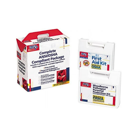 First Aid Only First Aid Kit for 50 People, 229-Pieces, ANSI/OSHA Compliant, Plastic Case -FAO228CP