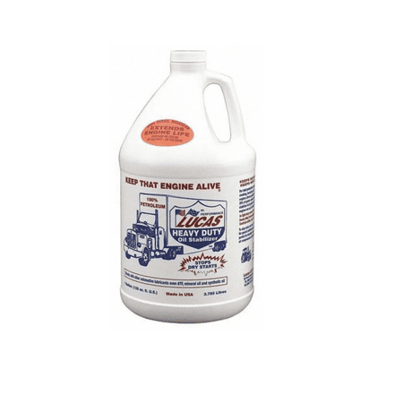 Lucas Oil 10002 Heavy Duty Oil Stabilizer One Gallon Jug Automotive Additive Pack of 6