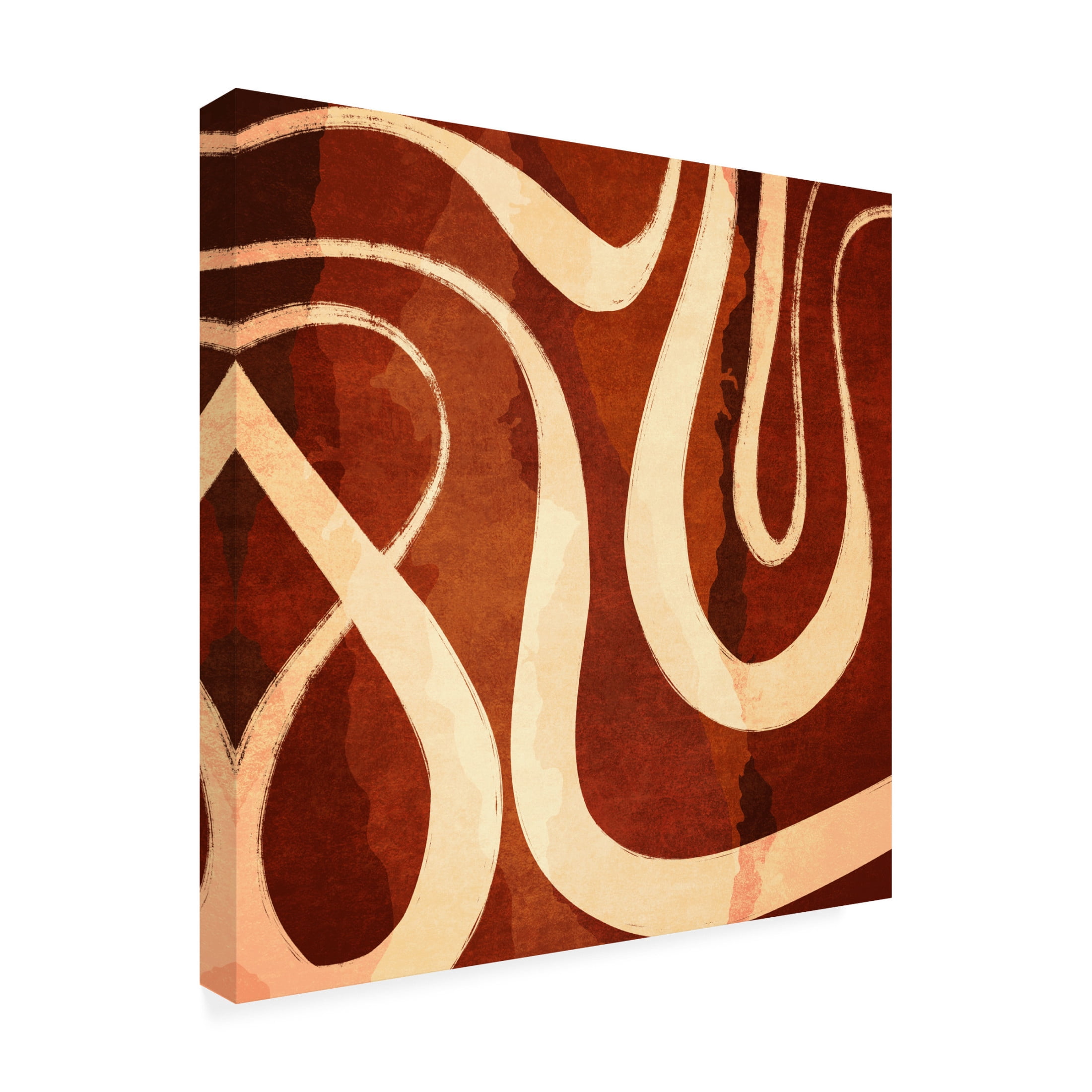 Trademark Fine Art Emel Tunaboylu Nehir Kivrimli Set1 Copy Canvas Wall Art