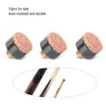 thumbnail image 3 of 10pcs Billiards Snooker Pool Cue Pole Tip Replacement Parts Tackle Accessory (12mm), 3 of 5