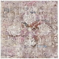 thumbnail image 2 of SAFAVIEH Bristol Letha Floral Polyester Area Rug, Pink/Gray, 7' x 7' Square, 2 of 8