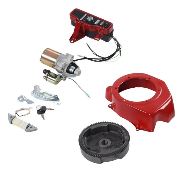 Small engine electric start outlet
