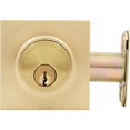 thumbnail image 3 of Cerrojo de Seguridad Deadbolt Stone Harbor Grado 3 en Latón Satinado con Llave KW, 3 of 5