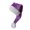 Purple, variant on NEXAVKPR Christmas Santa Hat Thicken Plush and White Brim for Christmas Parties Dress Up Multicolored Santa Hat Thicken Plush for Holiday Comfort Liner Christmas New Year Symbol Cap with White Brim