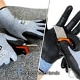 thumbnail image 5 of DEX FIT CRU553 Thin Blue Level 5 Cut Resistant Gloves (Firm Grip, Durable Foam, Large) - 1 Pair, 5 of 5
