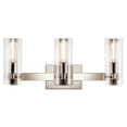 thumbnail image 2 of 55168PN Kichler Lighting Jemsa - 3 Light Bath Vanity In Modern Style-9.75 Inches Tall and 22.75 Inches Wide-Polished Nickel Finish, 2 of 9