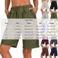 thumbnail image 4 of QATAINLAV Ladies Wide Leg Bermuda Shorts Casual Drawstring Knee Length Hiking Work Shorts Summer Baggy Long Cargo Shorts with Pockets Brown M, 4 of 8
