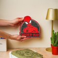 thumbnail image 2 of Placa de pared plateada con diseño de búfalo Spider Man, tamaño web, MDF, 2 of 3