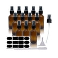 thumbnail image 1 of 12 Pack of 2oz Dark Glass Spray Bottle - Small Glass Spray Bottles for Cleaning Solutions of All Kinds - Amber Spray Bottle Has UV Protection - Glass Spray Bottles for Essential Oils…, 1 of 1