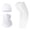 #01White, variant on 3 in 1 Ice Silk Sun Protection Set, Cooling Skull Cap Neck Gaiter Face Mask and UV Protection Arm Sleeves Combo for Cycling Motorcycle Running Outdoor Sports White