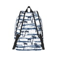 thumbnail image 6 of Rocae Retro Coconut Tree for Durable Canvas Backpack Leisure Large Bag Travel Rucksack Multi-function Backpack, 6 of 8
