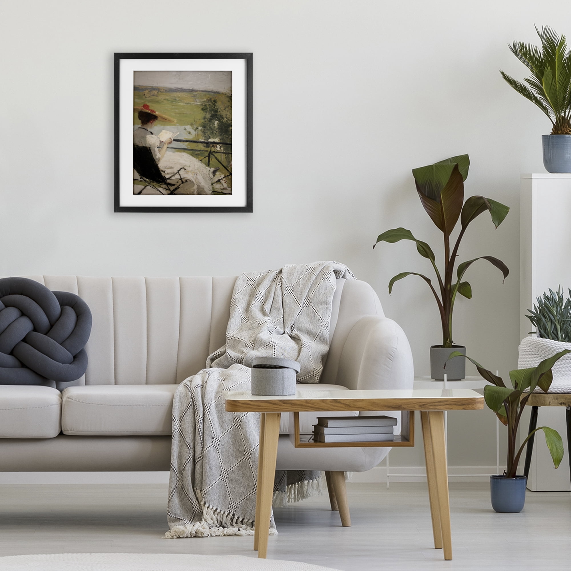 Stupell Industries In The Comfort Of Pages Black Framed Print Under Glass, design by Svetlana Aleynikova