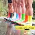 thumbnail image 5 of Velotoze Tall Shoe Cover 2.0 - Covers Road Cycling Shoes - Water-Proof Windproof Overshoes For Bike Rides In Spring Fall Winter Rainy Cold Weather - Bright Colors Make Road Biking Trips Safer Red, 5 of 5
