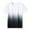 White, variant on Mens Shirts Short Sleeved Round Neck Gradient Top White XL