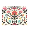 thumbnail image 7 of Yayeee Collapsible Cube Storage Bin with Lid Fabric Closet Decorative Basket with Handles, Beige Red Floral, 7 of 7