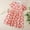 Red A, variant on SGFCWSX Girls Puff Short Sleeve Dress A-Line Floral Print Crew Neck Casual Summer Dresses for Kids Multicolor Size 4-5 Years