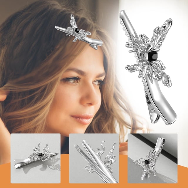 Xihbxyly Juego de Pinzas para El Cabello, Peines Flexibles para Peinar, Almohadilla Cómoda para Dar Volumen, Rizos Fáciles, Uso Diario para Bodas y Fiestas, para Todo Tipo de Cabello, Diseño Ligero.