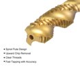 thumbnail image 3 of Unique Bargains 3/8-16 UNC High Speed Steel Machine 3 Spiral Flutes Thread Tap Titanium Plated, 3 of 5