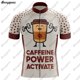 thumbnail image 3 of Serie Coffee Maillot de ciclismo para hombre, maillot de ciclismo de montaña, maillot de descenso, ropa de ciclismo de montaña de alta calidad Pro Team Tricota, 3 of 5
