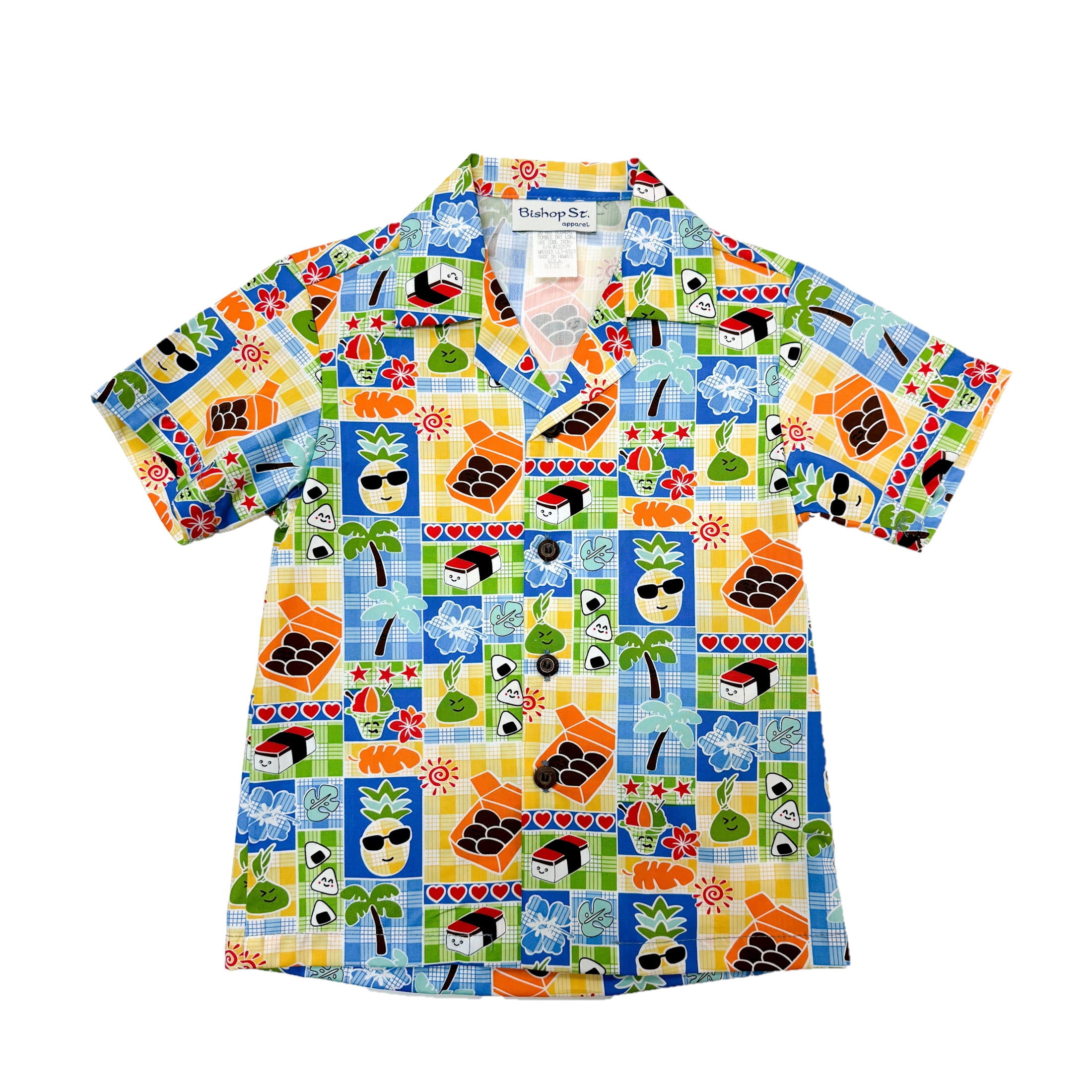 Bishop St Boys Aloha Button Up