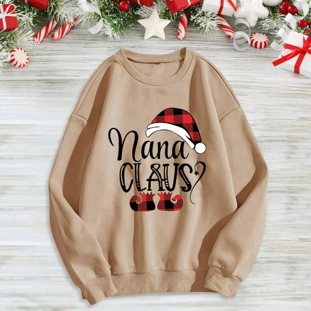 Oversized top christmas sweatshirt