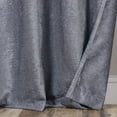 thumbnail image 5 of Superior Noor Semi-Blackout Chenille Curtains Set of 2, Room Darkening Curtain Panel Pair, Grey, 52"W x 108"L, 5 of 11
