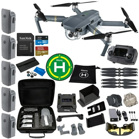 DJI Mavic Pro Collapsible Quadcopter 5-Battery Ultimate Bundle