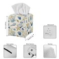 thumbnail image 3 of Psesaysky Decorative Tissue Box Cover Square, Waterproof PU Leather Car Tissue Holder with Starfish&Shell Facial Napkin Organizer on Table and Bathroom, Office, 3 of 7