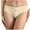 Beige, variant on Seamless Panties for Women Silky Cotton Panties Soft Briefs Breathable Solid Color Comfortable Underwear