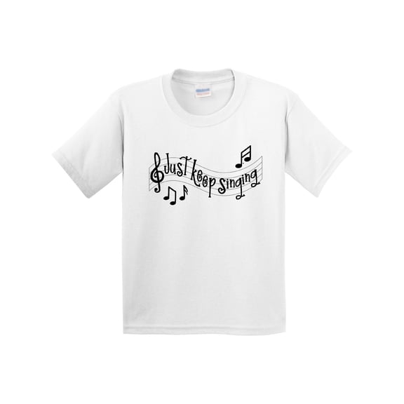 Inktastic Just Keep Singing Youth T-Shirt