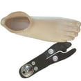 thumbnail image 2 of Artificial Limbs for Amputee,Prosthetic leg below knee,Stainless steel head Carbon Fiber Artificial Leg  Carbon fiber prosthetic foot, 2 of 8