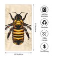 thumbnail image 2 of Pofeuu Honey Bee Print Hand Towel 27.5" x 16" Soft Absorbent Towel for Bathroom SPA Gym Hotel, 2 of 6