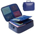 thumbnail image 2 of Deago Fireproof Document Bag with Lock File Storage Organizer Bag Waterproof Safe Portable Pouch Bag for Home Office Travel, 2 of 9