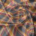 thumbnail image 5 of Ambesonne Tartan Window Valance, British Country Style, 54" X 18", Charcoal Grey Marigold, 5 of 5