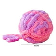 thumbnail image 6 of rygai Cats Ball Toy Bite-resistant Scratch-Proof Tear Resistant Non-shedding Anti-break Relieve Boredom Built-in Bell Fleece Knitting Yarn Ball Toy Pet Supply,Green, 6 of 8