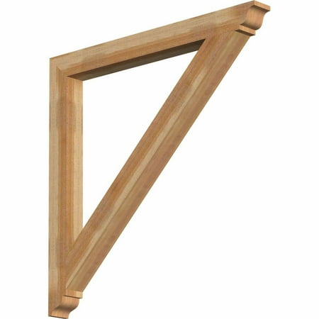 

Ekena Millwork 4 W x 44 D x 44 H Traditional Traditional Rough Sawn Bracket Western Red Cedar