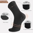 thumbnail image 4 of 3 Pairs Grip Pilates Socks Non-Slip Yoga Socks for Women Pilates, Pure Barre, Barefoot Workout, Pregnancy, Hospital, 4 of 5