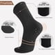 thumbnail image 4 of 5 pares de calcetines de pilates y yoga con agarre para mujer, antideslizantes, para pilates, entrenamiento, barra, ballet, danza y hospital, F87, 4 of 6