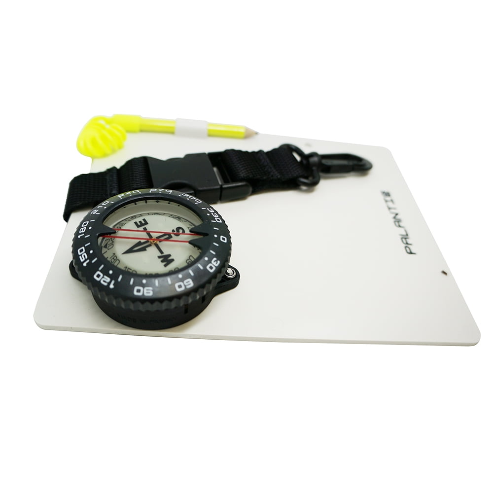 Palantic Scuba Dive Writing Slate with 2" Compass & Pencil
